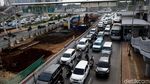 Potret Langganan Macet Akibat Proyek LRT