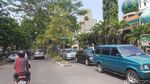 Penampakan Horor Macet Imbas Demo Buruh di Surabaya