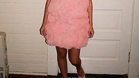 Makanan serba gula ini bisa menjadi kostum termanis di acara halloween Anda. Kenakan Mini Dress A-line dengan membuat tali kebelakang leher Anda. Foto: Istimewa