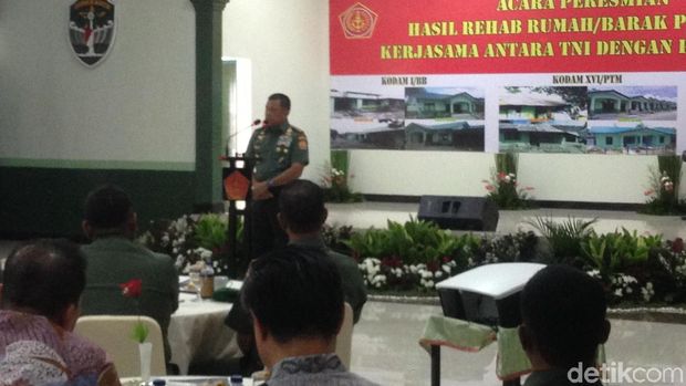 Resmikan Barak di 3 Kodam, Panglima Bicara Profesionalisme Prajurit