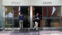 Para wartawan, termasuk detikcom, diajak melihat langsung Hotel Alexis di Jalan RE Martadinata, Jakarta Utara, Selasa (31/10/2017).