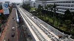 Foto: Pemasangan Rel MRT Terus Dikebut