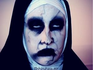 Foto: Seram, Ketika Hijabers Tampil dengan Kostum Halloween
