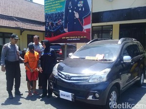Pelaku Penggelapan Mobil Rental Ditangkap Saat Menunggu Ibu di RS