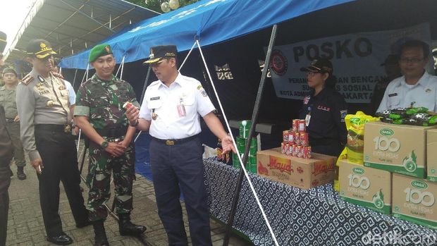 Wali Kota Jaksel, Polisi dan TNI Gelar Apel Siaga Bencana 