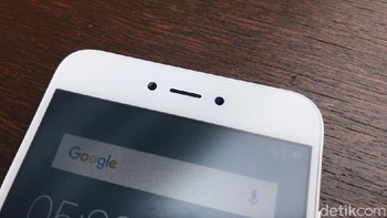 Kamera selfie berukuran 5 Megapixel. Foto: detikINET/Adi Fida Rahman