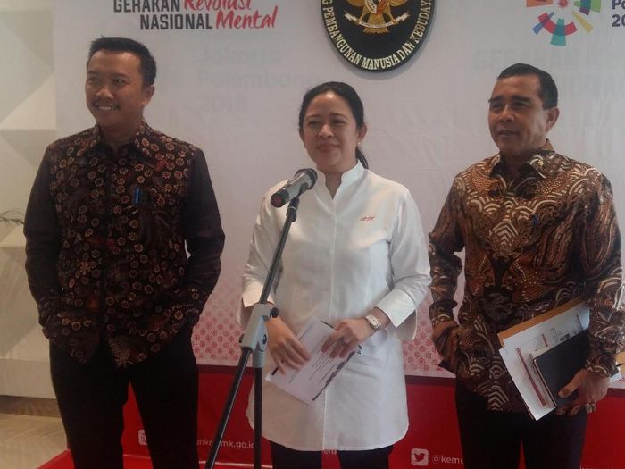 Menko PMK, Puan maharani (Foto: Muhammad Idris/detikcom) Menko PMK, Puan maharani (Foto: Muhammad Idris/detikcom)