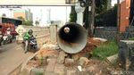 Trotoar Horor di Proyek Pancoran yang Disebut Tak Ada Amdal Lalin
