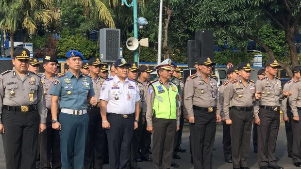 Apel Zebra Jaya 2017 dihadiri sejumlah pejabat utama Polda Metro Jaya.