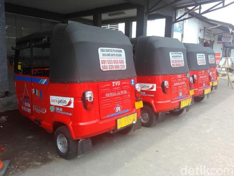 Angling atau bajaj ini akrab dengan warga Blitar/