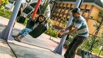 Unik! Ini Taman dengan Berbagai Fasilitas dari Ban Bekas