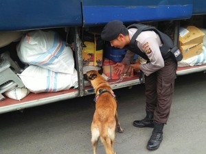 Libur Galungan, Penjagaan di Pelabuhan Padangbai Ditingkatkan