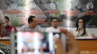 Rieke Diah Pitaloka memberikan pemaparan.