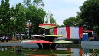 Lokasi yang dipilih tim Bakti Budaya Djarum Foundation adalah Taman Menteri Supeno, persis depan SMA 1 Semarang. Foto: Tia Agnes