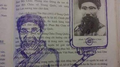 Coretan Kreatif Anak Sekolah di Buku Pelajaran