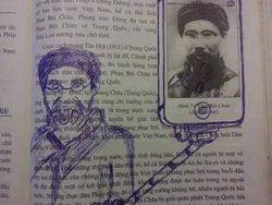 Coretan Kreatif Anak Sekolah di Buku Pelajaran