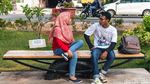 Unik! Ini Taman dengan Berbagai Fasilitas dari Ban Bekas