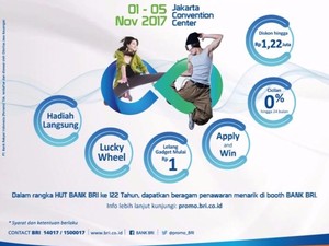 BRI Gelar Promo Menarik di BRIindocomtech 2017