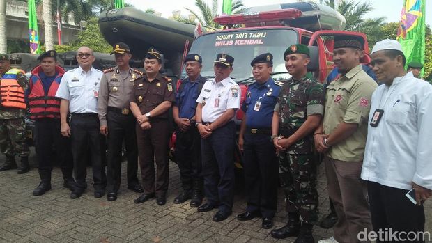 Wali Kota Jaksel, Polisi dan TNI Gelar Apel Siaga Bencana 