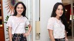 Penampilan Manis Sheryl Sheinafia dengan Rok Mini