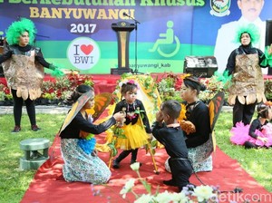 Anak Berkebutuhan Khusus di Festival Prestasi Disabilitas Banyuwangi