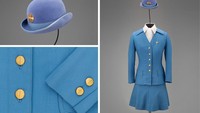 Pada tahun 1971, maskapai seragam Pan Am dibuat begitu fashionable dan bisa dipakai di semua musim (SFO Museum)