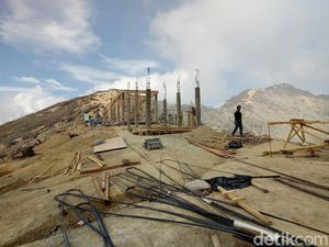 Begini Bentuk Bangunan di Puncak Ijen yang Dikeluhkan Wisatawan