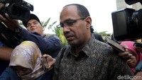 Abas Toya Bawazier memberikan keterangan usai diperiksa sebagai saksi.