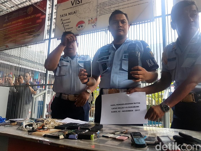 Geledah Sel Tahanan, Polsuspas Sukabumi Sita Power Bank Rakitan