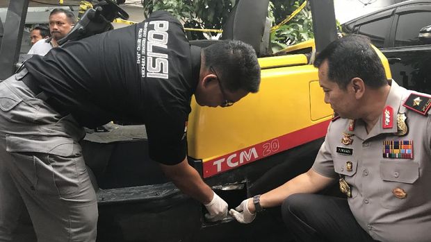 Penyelundup Sabu di Forklift Pakai Cairan Agar Tak Terdeteksi X-Ray