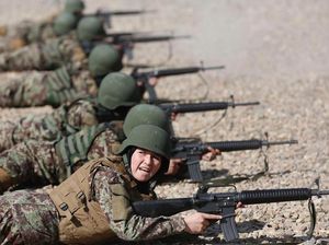 Seperti Ini Latihannya Tentara Perempuan di Afghanistan