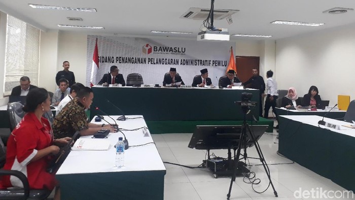 Bawaslu Gelar Sidang Dugaan Pelanggaran yang Diadukan 3 Parpol