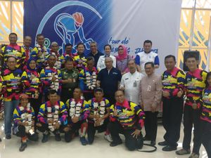 Lahap 3.000 Km, Peserta Gowes Sepeda dari Sabang Tiba di Jakarta