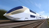 Kereta ini terinspirasi dari desain pesawat luar angkasa. Istimewa/Inhabitat.