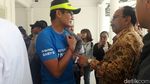 Foto: Infused Water dan Gelang yang Menempel di Sandiaga