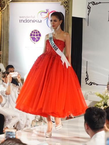 Bunga Jelitha Kurangi Porsi Makan Demi Sesi Baju Renang di Miss Universe