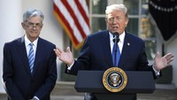 Nama Powell selanjutnya akan diajukan ke Senat. Jika disetujui maka pria tersebut akan resmi memimpin The Fed.  Carlos Barria/Reuters.