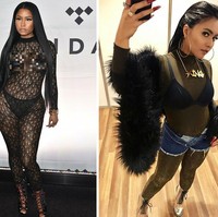 Ini adalah penampilan berani lain Denada yang dihujat oleh netizen. Penampilan Denada yang terlalu seksi dan kebarat-baratan dinilai kurang pantas dengan budaya Timur. Foto: Instagram