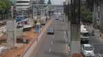 Foto : Melihat Progress Pembangunan LRT Kuningan Dukuh Atas