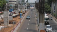Proyek LRT ini akan membentang sepanjang 10,5 km saat konstruksi selesai.