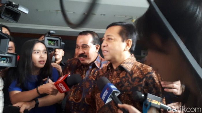 Tiba di Pengadilan Tipikor, Novanto Ditemani Sekjen Golkar