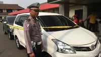 Mobil ini menerobos polantas saat Operasi Zebra di Kota Tangerang. Pengemudi bernama Untung (39) ditangkap di Cipondoh, Kota Tangerang. (Foto: Arief Ikhsanudin/detikcom)