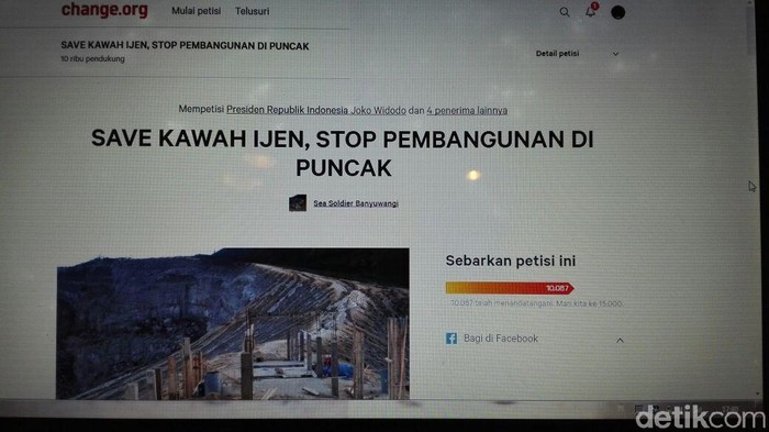 Traveler Resah dengan Pembangunan di Puncak Ijen