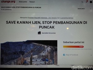 Traveler Resah dengan Pembangunan di Puncak Ijen