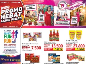 Promo Bahan Makanan di Akhir Pekan Transmart dan Carrefour
