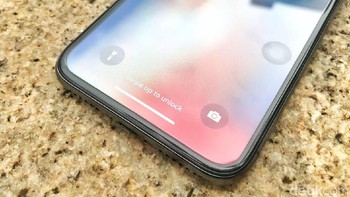 Tanpa tombol Home yang sudah menjadi ciri khas iPhone selama ini. Foto: Adi Fida Rahman/detikINET
