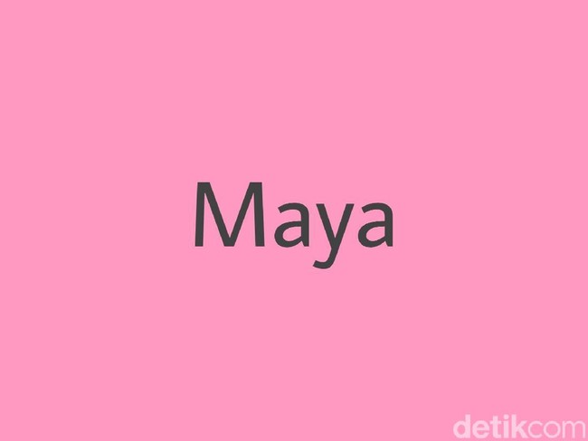 Maya menjadi salah satu nama populer di Indonesia. Tapi orangtua Arab Saudi tidak bisa memberikan nama itu pada anak mereka. Beruntung di Indonesia tidak ada pelarangan nama yang bisa membuat orangtua baru tambah pusing ya. Foto: Dok. Arina Yulistara/Wolipop