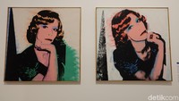 Ada juga tiga lukisan Andy Warhol yang dikoleksi filantropis tersebut. Foto: Tia Agnes/detikHOT