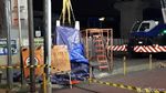 Penampakan Motor yang Ringsek Tertimpa Pagar Proyek MRT