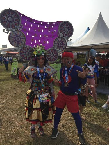 Bu Yuli menargetkan berlari 5.000 km dalam setahun